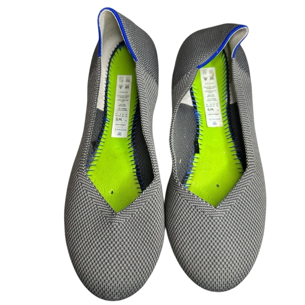 Rothy’s Grey Flats Size 9 - Picture 3 of 11
